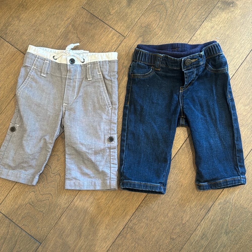 Janie and jack 3-6‎ month boys pants set